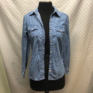 Polka Dot Jean Shirt